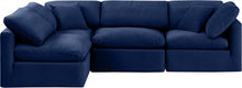Load image into Gallery viewer, Indulge - Velvet 4 Piece Modular Sectional

