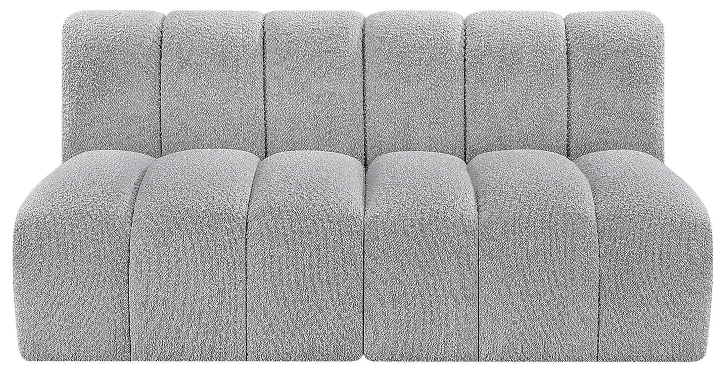 Arc - Boucle Fabric 2 Seats Modular Sofa
