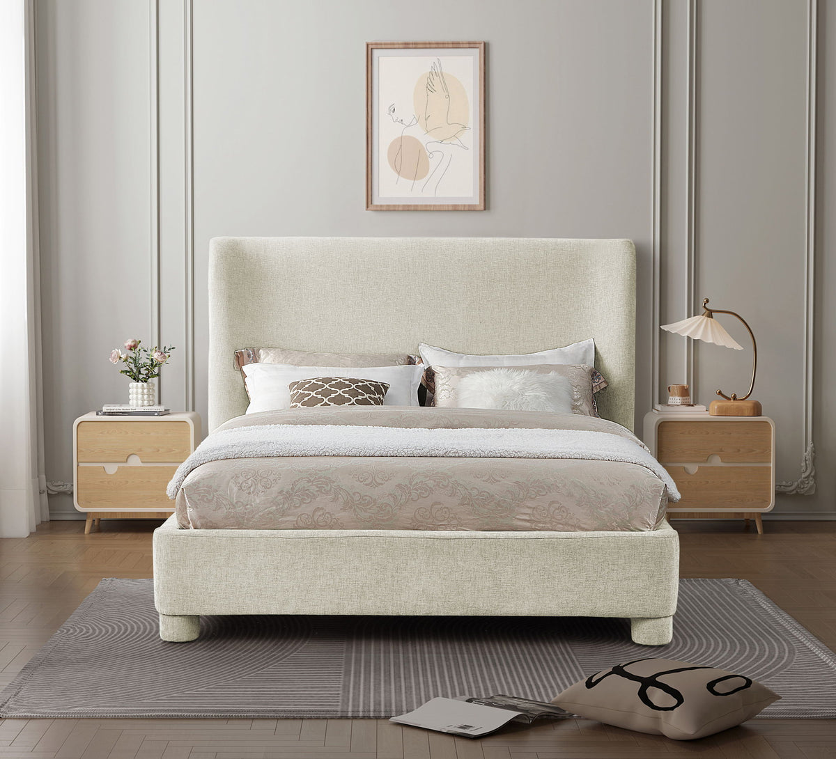 Penny - Chenille Fabric Bed