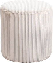 Load image into Gallery viewer, Roy - Round Microsuede Ottoman / Stool
