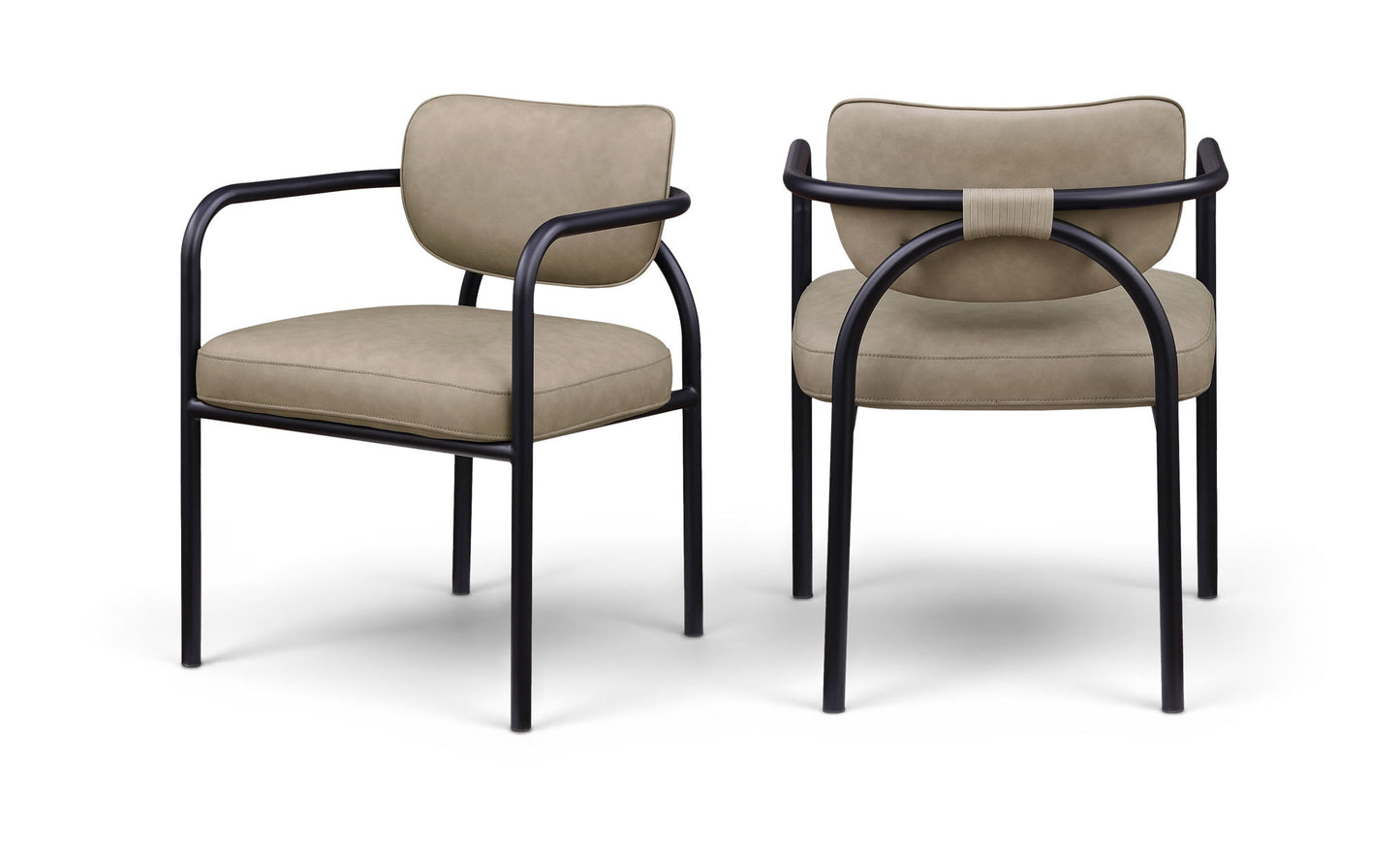 Serava - Vegan Leather Upholstered Dining Chair (Set of 2)