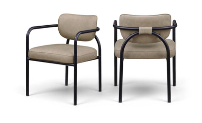 Serava - Vegan Leather Upholstered Dining Chair (Set of 2)