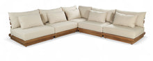 Load image into Gallery viewer, Mirella - 5 Piece Water Resistant Fabric Upholstered Outdoor Patio Modular Sectional
