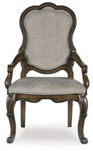 Load image into Gallery viewer, Maylee - Dining Upholstered Arm Chair (Set of 2) - Dark Brown
