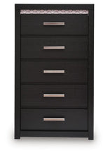 Load image into Gallery viewer, Brizmore - Five Drawer Chest - Black
