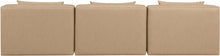 Load image into Gallery viewer, Cube - Modular 3 Piece Armless Sofa - Tan
