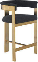 Load image into Gallery viewer, Romeo - Boucle Counter Stool With Gold Base (Set of 2)
