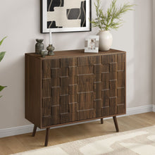 Load image into Gallery viewer, Accent Chest, Storage Cabinet With Adjustable Shelf - Walnut

