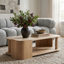 Load image into Gallery viewer, Calabria - Marble And Oak Wood Table
