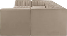 Load image into Gallery viewer, Rummi - Velvet Performance Fabric Upholstered 8 Piece Modular Sectional (With 2 Corner Chairs)
