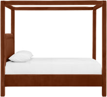 Load image into Gallery viewer, Salina - Velvet Upholstered Bed - Cognac
