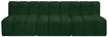 Arc - Boucle Fabric 3 Seats Modular Sofa