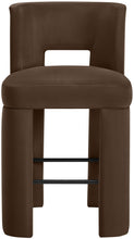 Load image into Gallery viewer, Zuno - Velvet Performance Fabric Upholstered Bar Stool (Set of 2)
