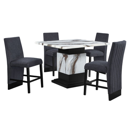 D12BT - Bar Table Base - Black / White
