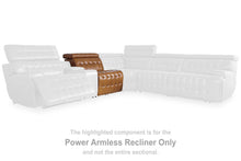 Load image into Gallery viewer, Temmpton - Power Armless Recliner With Adj Headrest - Chocolate
