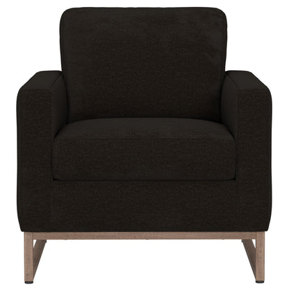 Accent Chair With Track Arm Design