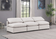 Load image into Gallery viewer, Indulge - Faux Leather 3 Seat Modular Armless Sofa
