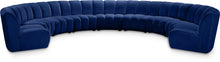 Load image into Gallery viewer, Infinity - 9 Piece Velvet Modular Sectional
