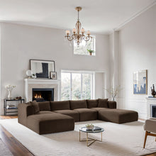Load image into Gallery viewer, Shaggy - 6 Piece Modular Sectional With 2 Ottomans
