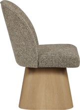 Load image into Gallery viewer, Marlowe - Linen Textured Fabric Upholstered Swivel Dining Side Chair - Stained Natural
