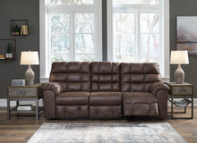 Load image into Gallery viewer, Derwin Reclining Sofa with Drop Down Table

