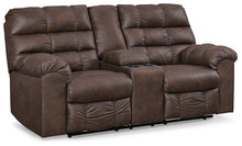 Load image into Gallery viewer, Derwin Reclining Loveseat with Console
