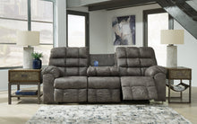 Load image into Gallery viewer, Derwin Reclining Sofa with Drop Down Table
