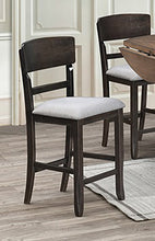 Load image into Gallery viewer, Crown Mark Furniture Oakly Counter Height Chair in Brown (Set of 2) image

