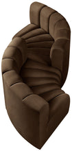 Load image into Gallery viewer, Arc - Velvet 4 Piece Curved Modular Sofa
