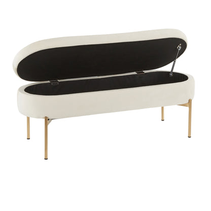 Chloe - Contemporary / Glam Bench - Ego Home Furniture