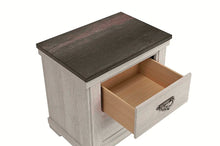 Load image into Gallery viewer, Crown Mark Furniture Leighton 2 Drawer Nightstand in White
