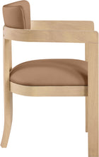 Load image into Gallery viewer, Lavrin - Vegan Leather Dining Arm Chair (Set of 2) - Natural Base
