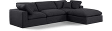 Load image into Gallery viewer, Comfy - 4 Piece Linen Fabric Modular Sectional With Chaise
