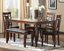 Load image into Gallery viewer, Bennox - Dining Room Table Set (Set of 6) - Brown
