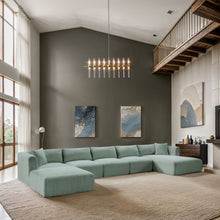 Load image into Gallery viewer, Shaggy - 6 Piece Modular Sectional With Chaise And Ottoman
