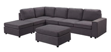 Load image into Gallery viewer, Cassia - 7 Seat Reversible Modular Sectional Sofa With Ottoman
