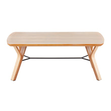 Load image into Gallery viewer, Folia - Mid-Century Modern Bench - Natural
