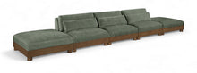 Load image into Gallery viewer, Turin - Chenille Fabric Upholstered Modular Sectional - Green
