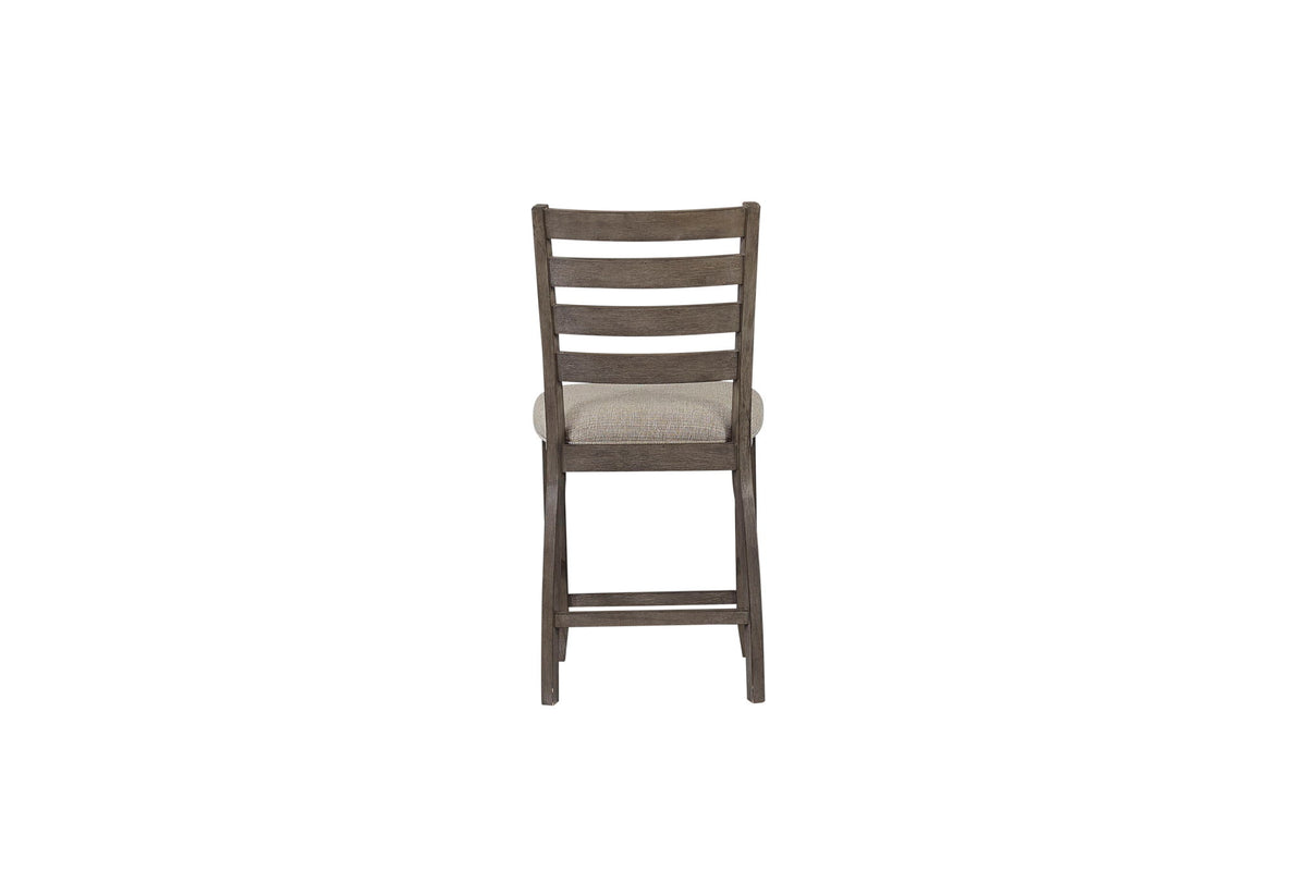 Will Dining - Counter Stools (Set of 2) - Gray / Brown