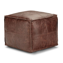 Load image into Gallery viewer, Sheffield - Handcrafted Square Pouf
