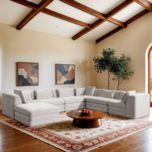 Load image into Gallery viewer, Stellar - 7 Piece Chenille Fabric Upholstered Modular Sectional
