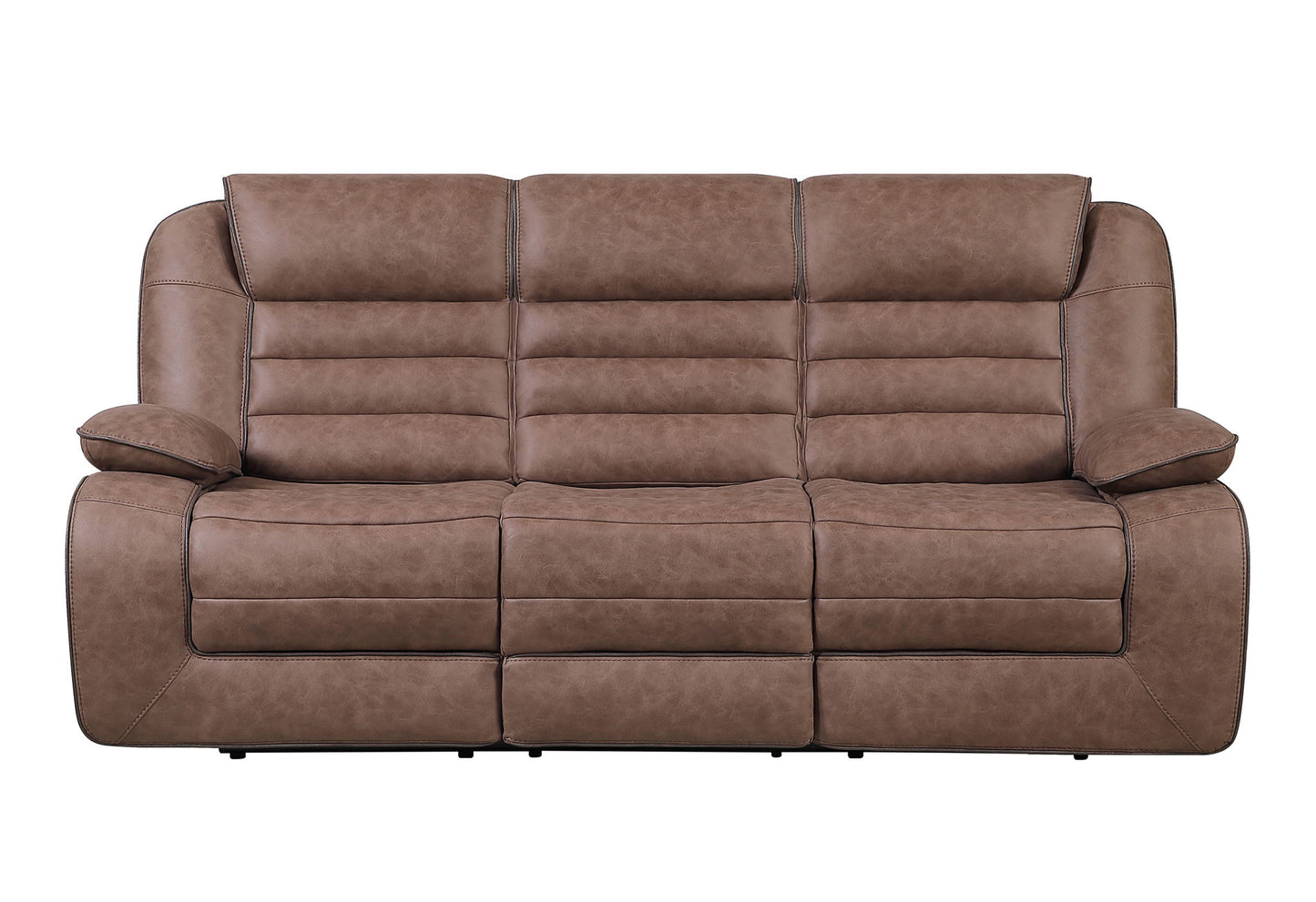 U2250 - Reclining Sofa / Console Reclining Loveseat / Glider Recliner - Brown