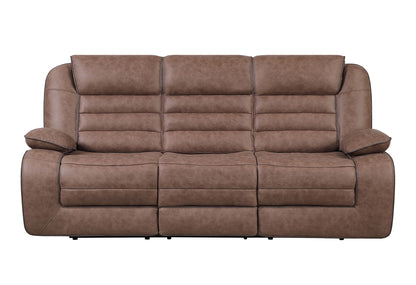 U2250 - Reclining Sofa / Console Reclining Loveseat / Glider Recliner - Brown