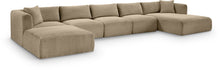Load image into Gallery viewer, Shaggy - Fabric 6 Piece Modular Sectional With Chaise And Ottoman
