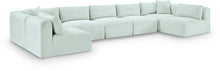 Load image into Gallery viewer, Shaggy - 7 Piece Modular U-Shaped Armless Sectional
