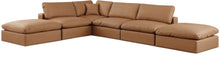Load image into Gallery viewer, Comfy - 6 Piece Faux Leather Modular Sectional

