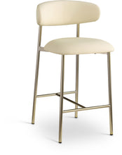 Load image into Gallery viewer, Lupita - Counter Stool With Brushed Gold Frame (Set of 2)
