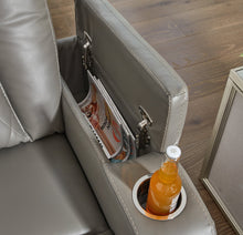 Load image into Gallery viewer, Mancin Reclining Sofa with Drop Down Table
