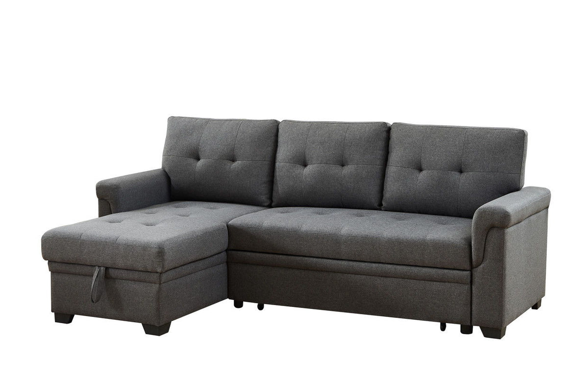 Sierra - Reversible Sleeper Sectional Sofa With Storage Chaise - Ego Home Furniture