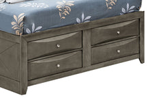 Load image into Gallery viewer, Modern Design Storage Bed With Bookcase Headboard
